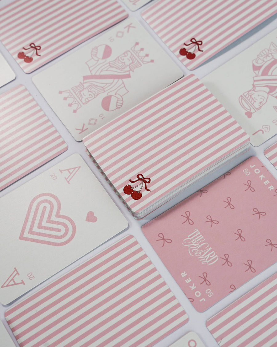 Pink + Cherry Canasta Cards with Points
