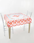 Pop of Poppy Instructional Mahjong Tablecloth