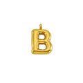 Puffy Gold Letter Pendant
