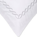 600 Thread Count Rope Embroidered Euro Sham Pairs