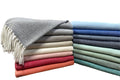 Fringed Herringbone Throws