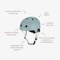 BANWOOD ECORIDE PACK - SCOOTER & HELMET - TEAL