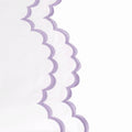 Double Scallop Embroidered Percale Euro Sham Pair