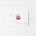 Dog Ski Gondolas Boxed Set of 8