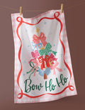 Bow Ho Ho Printed Kitchen Towel