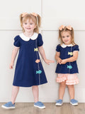 Gingham Embroidered Fish Dress