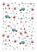 Ski Dogs Gift Wrap