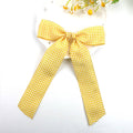 Rosewater Gingham Ribbon bow clips - 21 colors