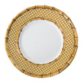 Caning Melamine Dessert/Salad Plate - Natural