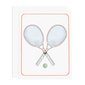 Tennis Weekender Society Greeting Card