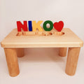 Personalized Puzzle Name Bench