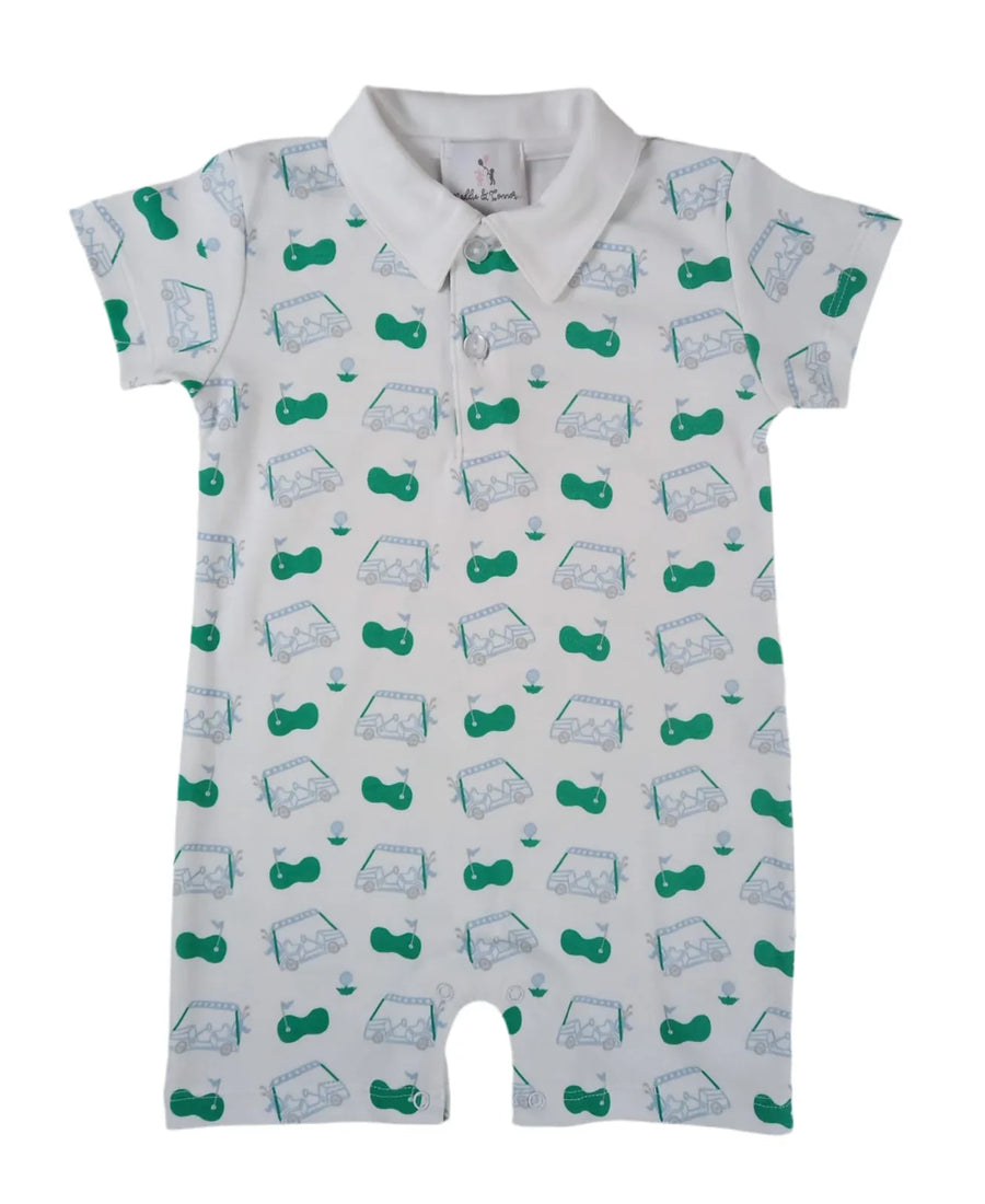 Tee Time Boys Romper