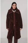 Bennet Long Faux Shearling Coat
