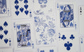 Blue Floral Canasta Cards with Points