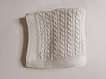 Luna + Luca Cable Knit Baby Blanket - White