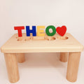 Personalized Puzzle Name Bench