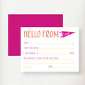 Kids Camp Banner Fill in Thank You Note Card