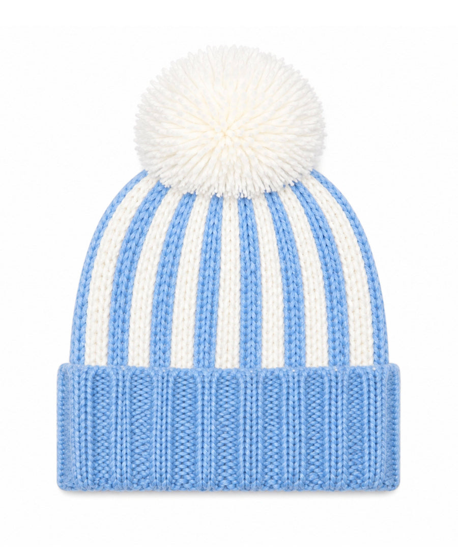 Regatta Striped Bobble Hat | Pink or Blue