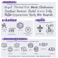 Monogram Hardbound Photo Album in Lavender Bryant Park Toile
