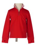 Game Day Quarter Zip - Red