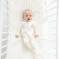 Bear Hugs Zip Footie - Ivory