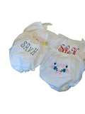 Bloomer Diaper Covers - Customized embroidery