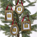 Holly Leaves Photo Frame Ornament
