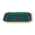 Tartan Set of 4 Decorative Metal Trays