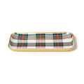 Tartan Set of 4 Decorative Metal Trays