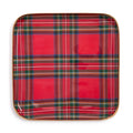 Tartan Set of 4 Decorative Metal Trays