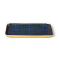 Tartan Set of 4 Decorative Metal Trays
