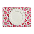 Double-Sided Poinsettia Placemat with Ric Rac Trim (set of 4)