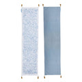 Gilded Cottage Double Sided Table Runner with Gold Tassel Accent
