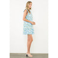 Sleeveless Flower Print Dress