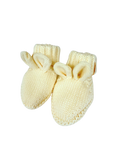 Little Bear Baby Booties - Cream