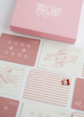 Pink + Cherry Canasta Cards with Points