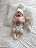Little Bear Baby Booties - Cream