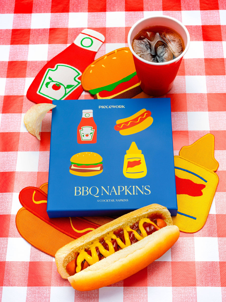 ✨NEW✨BBQ Cocktail Napkins - Set of 4