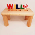 Personalized Puzzle Name Bench