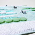 Seafoam Outdoor/Travel Backgammon Set