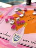 Bams & Bubbly Mahjong Mat | The Champagne & Mahj Collection