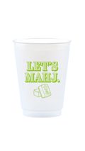 Let's Mahj Reusable Frost Flex Cups