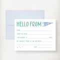 Kids Camp Banner Fill in Thank You Note Card