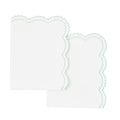 Double Scallop Embroidered Percale Euro Sham Pair