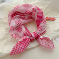 Pink fairy tale Floral Bandana Square scarf