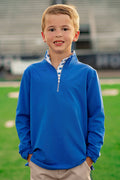 Game Day Quarter Zip - Blue