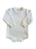 Essential Knit Romper - White