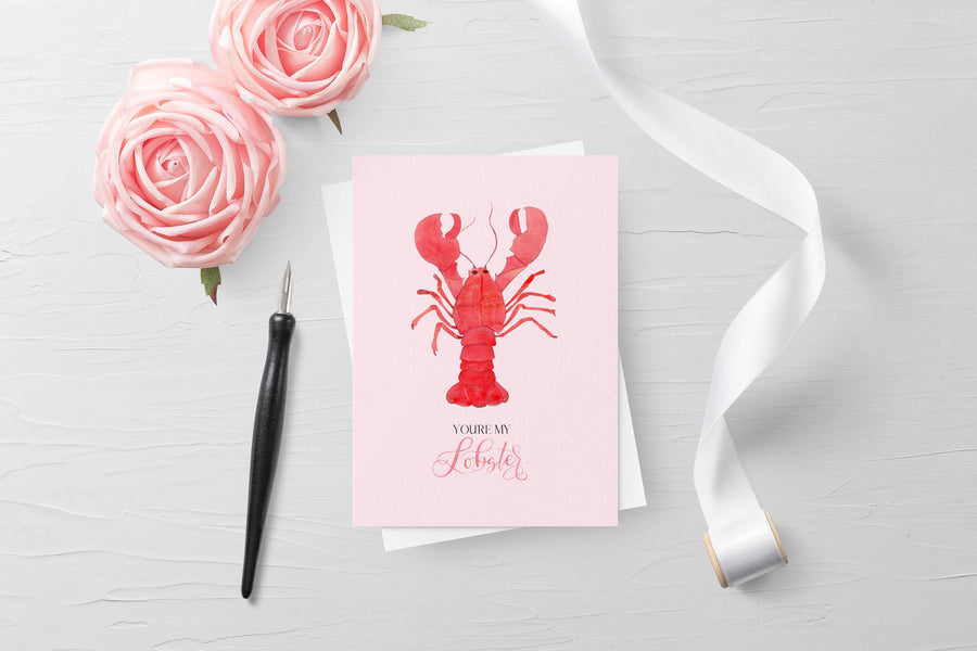 You're My Lobster Greeting Card