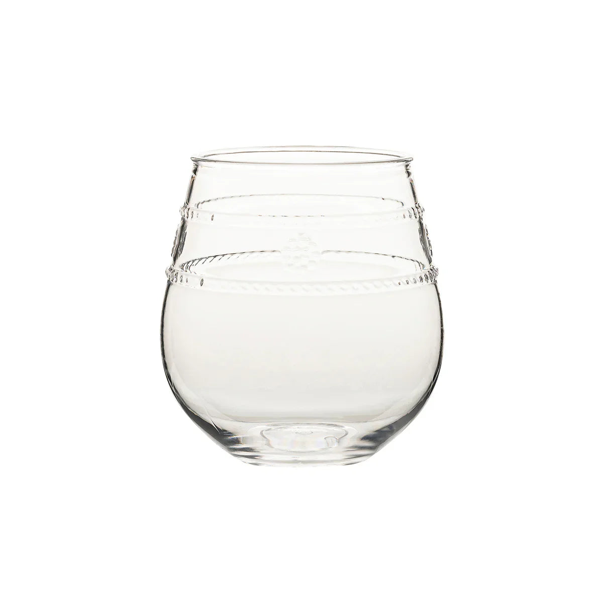 Isabella Stemless Acrylic Wine Glass