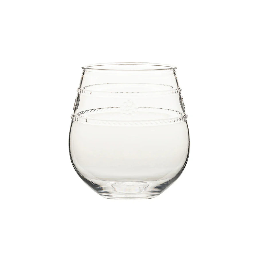 Isabella Stemless Acrylic Wine Glass